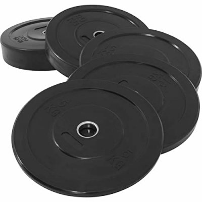 Poids Disques en Caoutchouc avec Absorbeur de choc &ndash; bumper plates de 5 &agrave; 25 KG