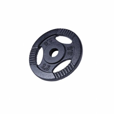 GORILLA SPORTS Poids disques en fonte 31 mm noir de 0 5 kg a 20 kg poids 2 5 kg