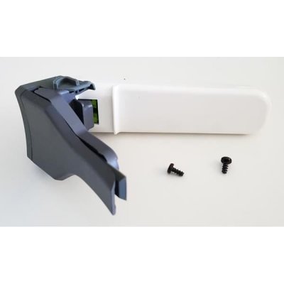 SEB Poign&eacute;e blanche + bouton vert + vis (294955-12828) Friteuse (SS-992252 )