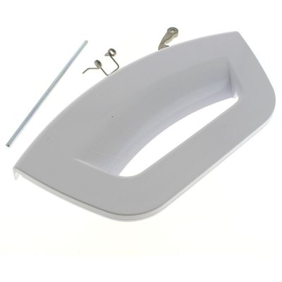  Poignee de hublot blanche c00507932 pour Lave-linge Hotpoint
