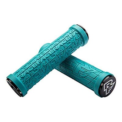 RACE FACE Poign&eacute;es  Grippler Lock-on - Turquoise} - 30mm}, Turquoise}