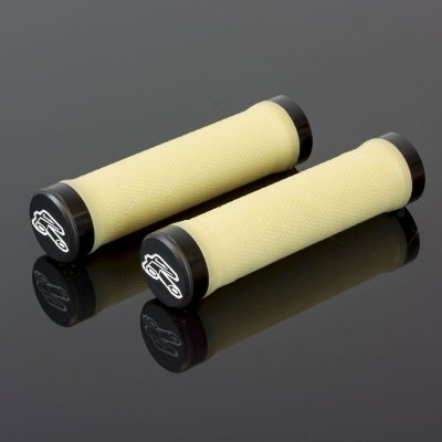 RENTHAL Poign&eacute;es  Lock On (r&eacute;sine Kevlar&reg;) - 130mm Kevlar Yellow