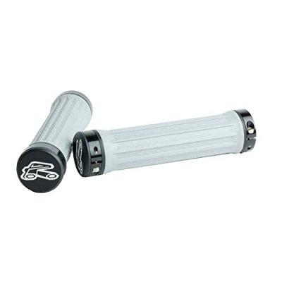 RENTHAL Poign&eacute;es  Lock-On Traction - Gris l&eacute;ger} - 130mm, Gris l&eacute;ger}