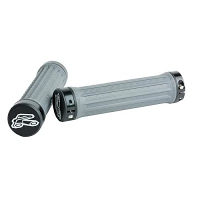 RENTHAL Poign&eacute;es  Lock-On Traction - Gris m&eacute;dian} - 130mm, Gris m&eacute;dian}