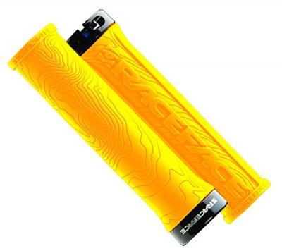 RACE FACE Poign&eacute;es VTT  Half Nelson Lock On - Jaune} - 134mm}, Jaune}