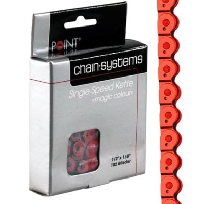 POINT  / 10107501 Cha&icirc;ne Half Link MK 918 1/2 x 1/8 102 maillons Rouge