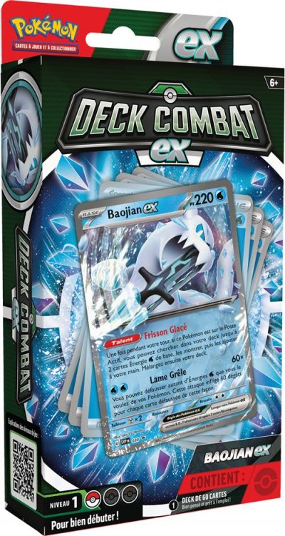 POKEMON Pok&eacute;mon Jcc - Deck Combat Baojian-Ex Ou Forgelina-Ex (1x Deck Al&eacute;atoi