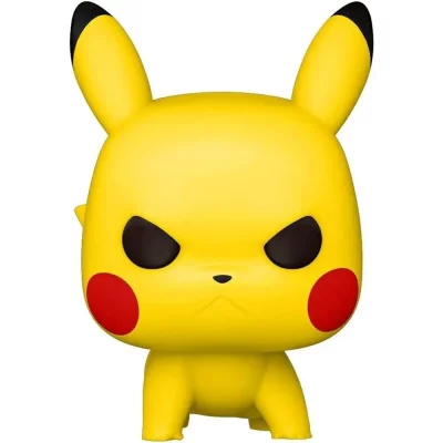 FUNKO Pokemon Pikachu (Accroupissement en col&egrave;re) Pop! Vinyle