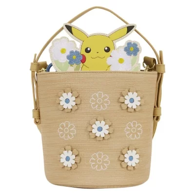 FUNKO Pok&eacute;mon - Sac &agrave; bandouli&egrave;re Pok&eacute;mon Floral Pikachu By Loungefly