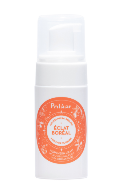 POLAAR  Mousse Micro-Peeling &Eacute;clat Bor&eacute;al &agrave; l'Olivier de Sib&eacute;rie 100ml