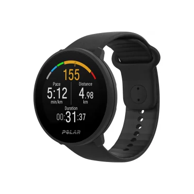 POLAR  Adulte Unisexe Montre Fitness, Noir-Noir, S-L