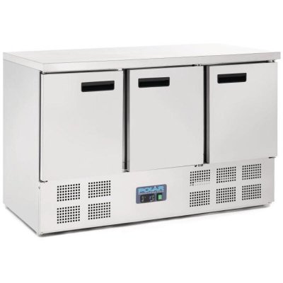 POLAR  R&eacute;frig&eacute;rateur 3 portes 368 l/880 x 1370 x 700 mm