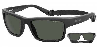 POLAROID  Eyewear Pld 7031/s Polarized Sunglasses Noir Smoke Pz Homme