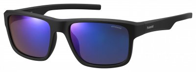 POLAROID  Herren Pld 3018/S Jy Dl5 55 Sonnenbrille, Schwarz (Black/Greybl), EU