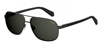 POLAROID  Homme Pld 2059/S M9 003 60 Sunglasses, 003/M9 Matt Black, EU