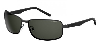 POLAROID  PLD 2045/S M9 807 63 Sunglasses, 807/M9 Black, Homme