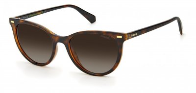 POLAROID  PLD 4107/S 086/la Havana 52 Sunglasses, Womens
