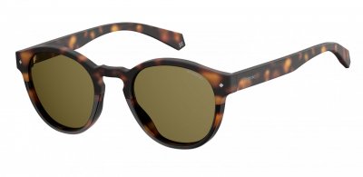 POLAROID  PLD 6042/S Montures de Lunettes, Marron (DKHAVANA), 49 Femme