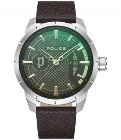 POLICE  Pewjb2226902 Watch Marron,Argent&eacute;