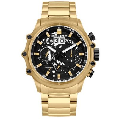  Police PL16018JSG.02M, Quartz, 48mm, 10ATM