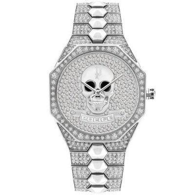 POLICE  PL16027BS.04M, Quartz, 36mm, 3ATM