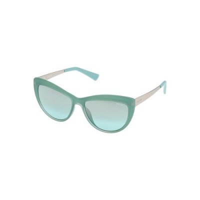 POLICE  S197055N19X Lunettes De Soleil, Vert, 55 pour Homme