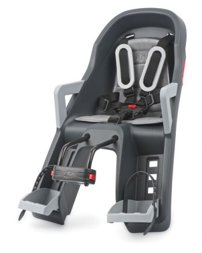 POLISPORT  Guppy Si&egrave;ge Avant de v&eacute;lo pour Enfant Gris/argent&eacute;