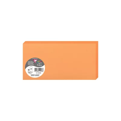 CLAIREFONTAINE Pollen by  Carte double DL, cl&eacute;mentine