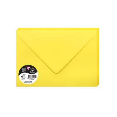 CLAIREFONTAINE Pollen by  Enveloppes C5, jaune soleil