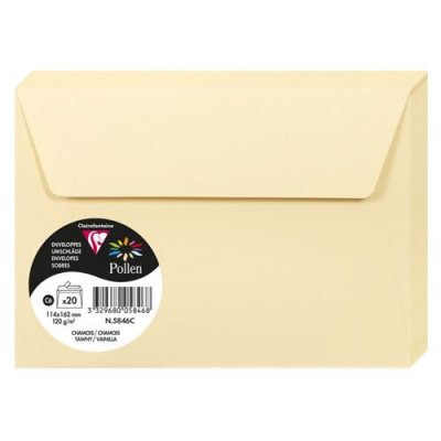 CLAIREFONTAINE Pollen by  Enveloppes C6, chamois