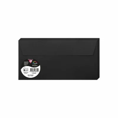 CLAIREFONTAINE Pollen by  pollen by  enveloppes dl, noir noir