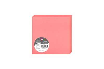 CLAIREFONTAINE Pollen Carte 210g pli&eacute;e 135x135 litchi pqt 25