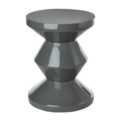 Pols Potten - Zig Zag Tabouret, gris b&eacute;ton