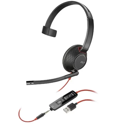 PLANTRONICS Poly blackwire 5210 usb-a + jack 3.5
