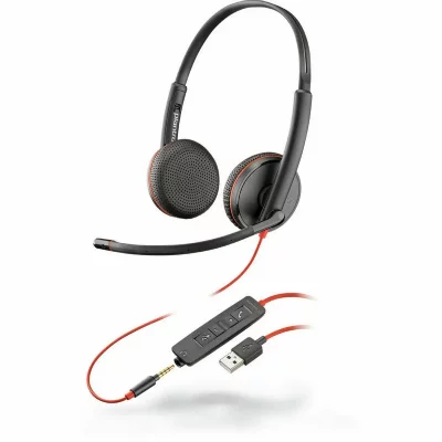PLANTRONICS POLY Blackwire C3225 casque USB-A+Jack -2 &eacute;couteurs