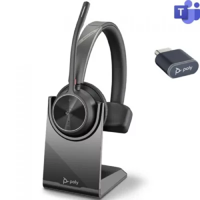 PLANTRONICS Poly bt headset voyager 4310 uc mono usb-c teams mit stand