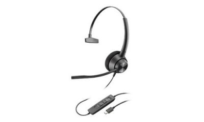 PLANTRONICS POLY EncorePro 310 Casque filaire USB-C 1 &eacute;couteur
