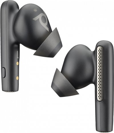 HP Poly - Kits d'embouts auriculaires pour v&eacute;ritables &eacute;couteurs sans fil - noir (pack de 2) 