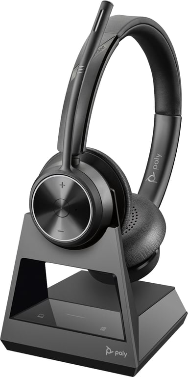 POLY  Savi 7320 casque sans fil st&eacute;r&eacute;o ultra s&eacute;curis&eacute; DECT