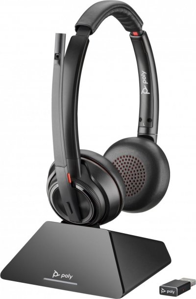 POLY  SAVI 8220 UC USB-A MS Casque ss fil PC 2 &eacute;cout.