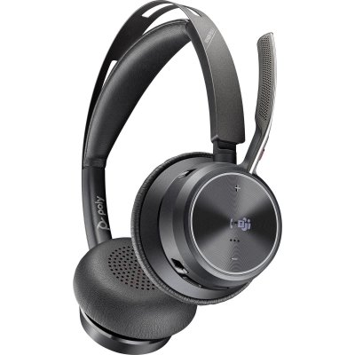 POLY  Voyager Focus 2 Teams USB-C-C + stand PC/GSM +USB-C/A