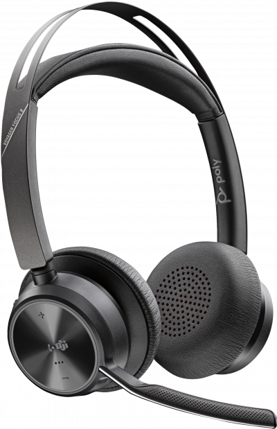 POLY  Voyager Focus 2 UC Teams USB-C-C pour PC/GSM +USB-C/A