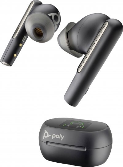 POLY  Voyager Free 60+ UC Casque Sans fil Ecouteurs Appels/Musique USB Type-C Bluetooth Noir
