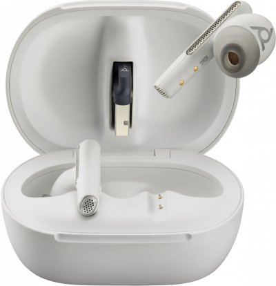 POLY Voyager Free 60+ UC White Sand Earbuds +BT700 USB-A 7Y8G5AA