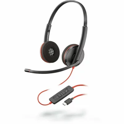 POLY com Blackwire C3225 Usb-a Headphones Noir