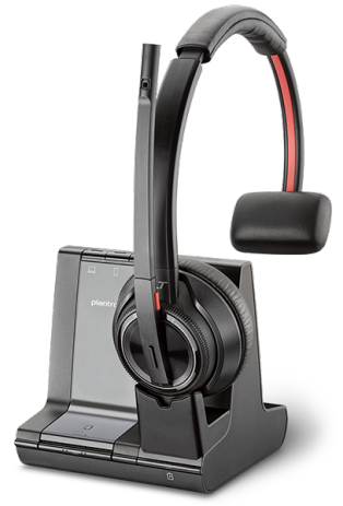 POLY com Savi W8210-m Wireless Headphones Noir
