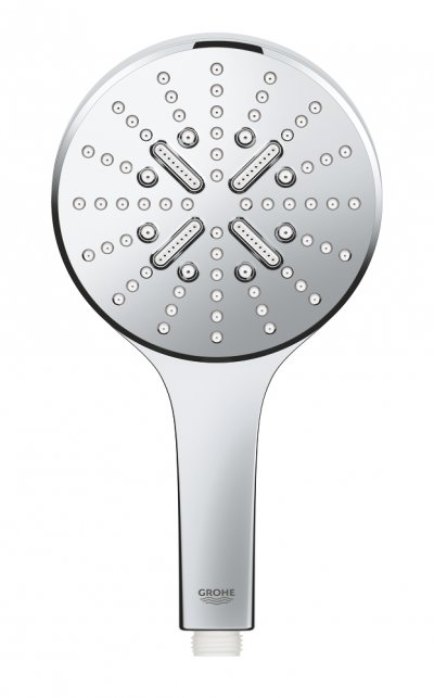 GROHE Pommeau de douche chrom&eacute; Rainshower Smartactive 130 