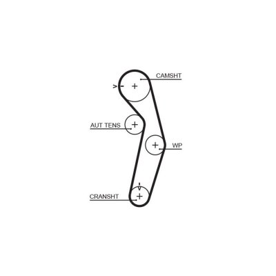 GATES Pompe &agrave; eau + kit de courroie de distribution  KP15445XS-1