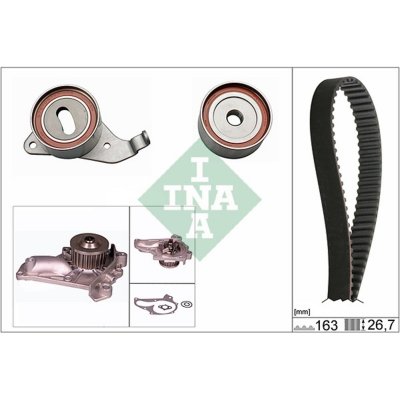 INA Pompe &agrave; eau + kit de courroie de distribution  530 0268 30