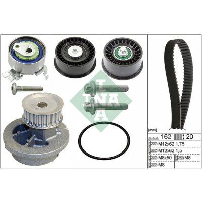 INA Pompe &agrave; eau + kit de courroie de distribution  530 0441 32